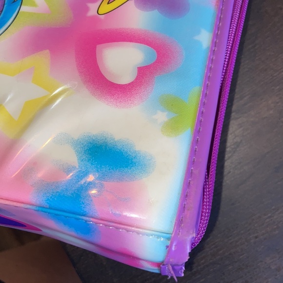 Vintage Lisa Frank Sparkly 3-Ring Binder Angel Girl Cat Rare - Picture 12 of 14